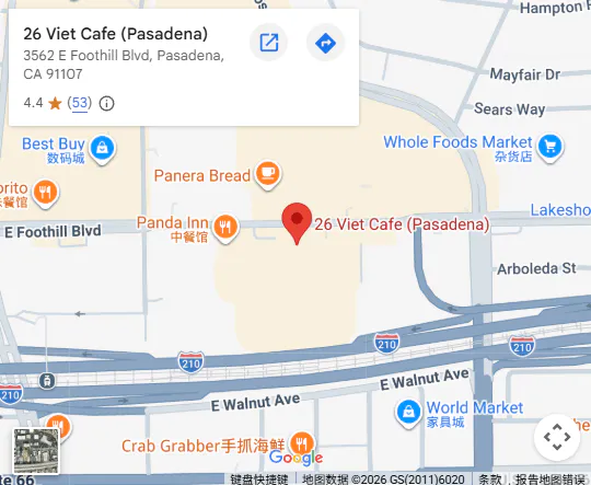 Location, 3562 E Foothill Blvd, Pasadena, CA 91107